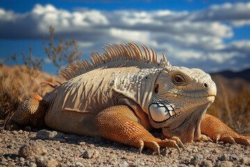 Fototapeta premium island land iguana