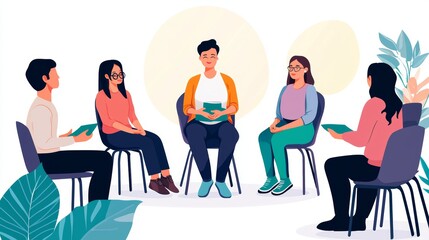 A wellness coach leading a session for employees promoting employee wellbeing through mental and physical health initiatives