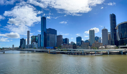 Fototapeta premium Brisbane City, Queensland, Australia