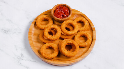 Fried onion rings
