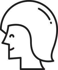 Woman Face Side View Avatar