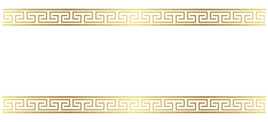 background chinese gold ribbon frame ornament pattern vector