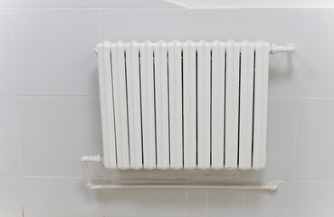 white warm heater house interior battery domestic equipment metal heat home radiator iron