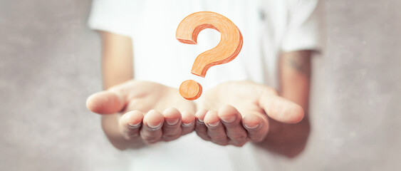 illustration of the question mark