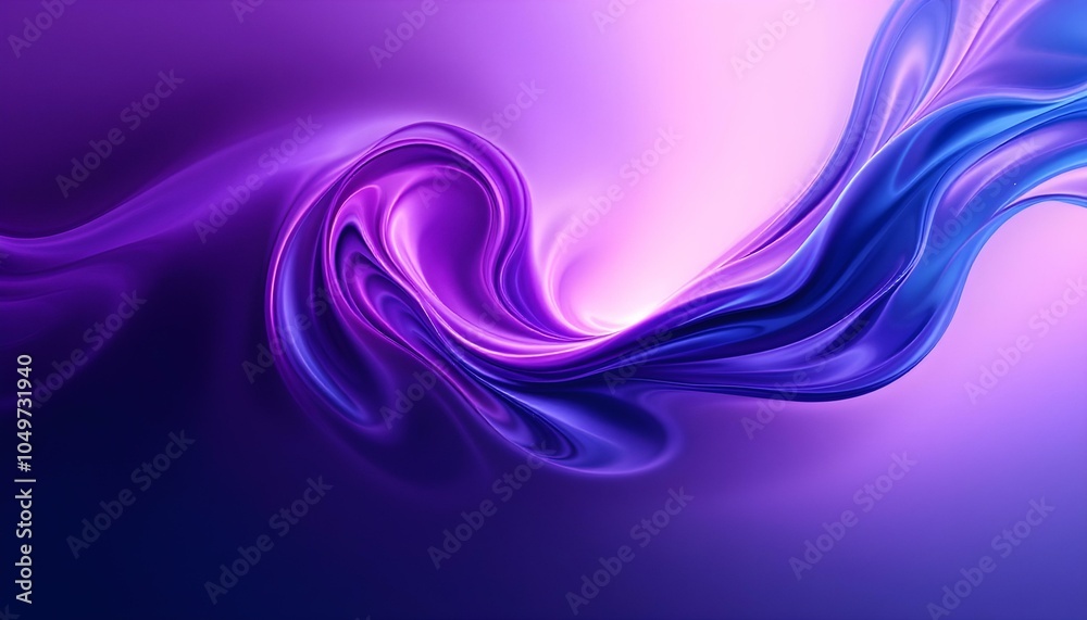 Poster smooth and shiny surface of purple and pink abstract background. a blue and purple fabric with a shi