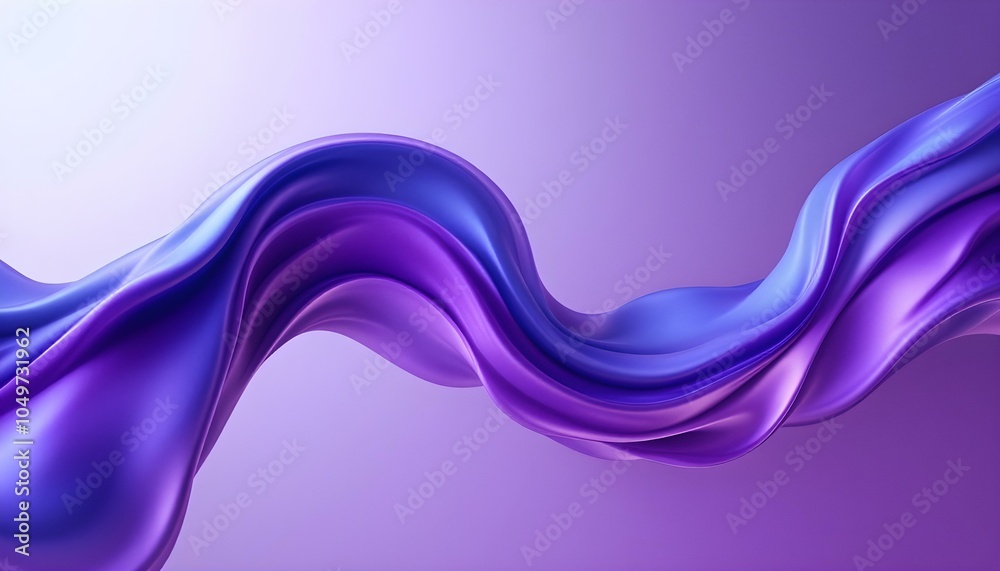 Poster smooth and shiny surface of purple and pink abstract background. a blue and purple fabric with a shi