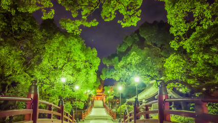 太宰府天満宮の夜の景色