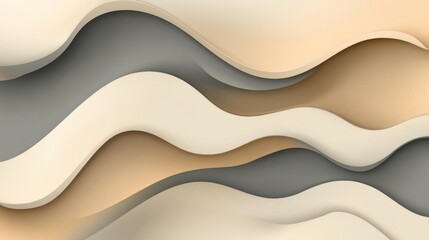 Soft Modern Gradient Background with Flowing Shapes