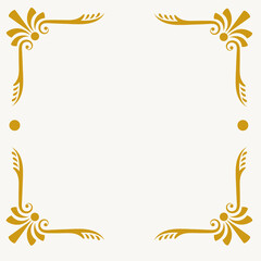 Beautiful vintage floral frame background