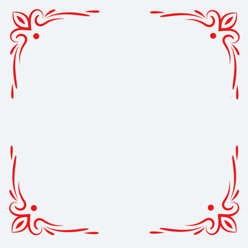 Beautiful vintage floral frame background