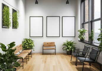 Fototapeta premium Modern Waiting Area.