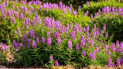Obraz premium Mexican heather. Japanische Myrte - Cuphea hyssopifolia