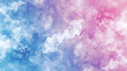 Fototapeta premium Pink and Blue Cloudy Gradient Background with Textured Vaporwave Effect