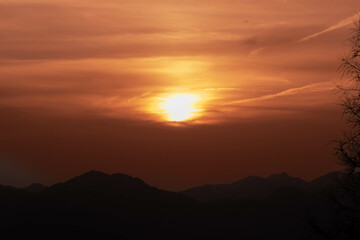 Gl&uuml;hende Abendr&ouml;te