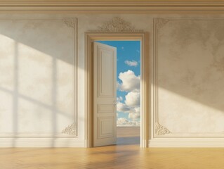Fototapeta premium Open Door to Sky.