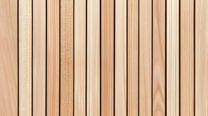 Naklejka premium Close-Up of Wooden Slats on Exterior Cladding