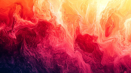 Fototapeta premium Abstract fiery red, orange, and yellow swirl background.