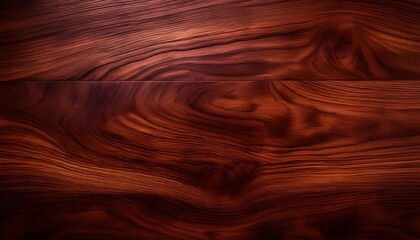 Fototapeta premium Luxurious Mahogany Wood Texture with Rich, Warm Tones and Intricate Grain Patterns. Ideal for Use in Premium Backgrounds, Interior Design Elements, Furniture Surfaces, and Rustic Aesthetic Projects