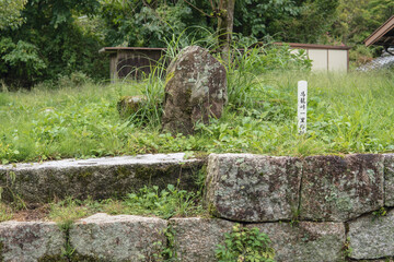 Obraz premium 岐阜県 旧中山道／馬籠峠一里塚跡【木曽路】中津川市馬籠
