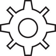 Gear Line Icon