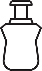 Beverage Bottle Line Icon
