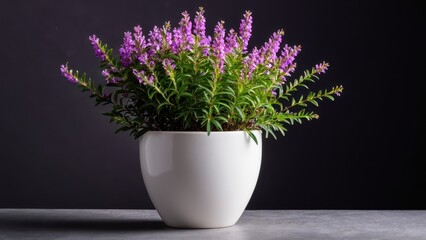 Fototapeta premium Mexican heather. Japanische Myrte - Cuphea hyssopifolia
