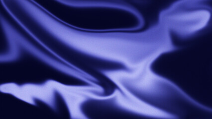 Fototapeta premium Abstract waves of soft blue light create a fluid, elegant motion against a dark background, evoking a calm and mysterious atmosphere