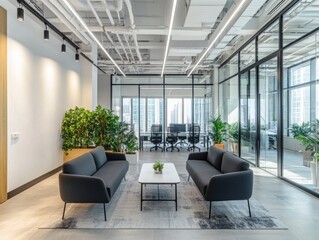 Modern Office Lobby.