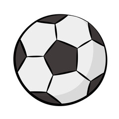 soccer ball illustration, soccer ball isolated on white