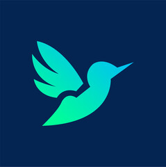 bird logo design vector