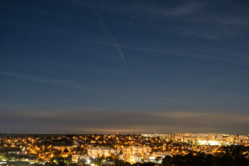 Tsuchinshan – ATLAS comet, view from Nitra, Slovakia