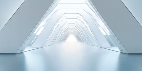 Fototapeta premium Futuristic Corridor.