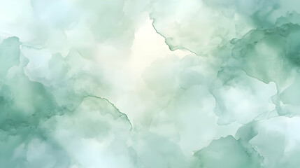 Fototapeta premium Abstract Green Watercolor Background