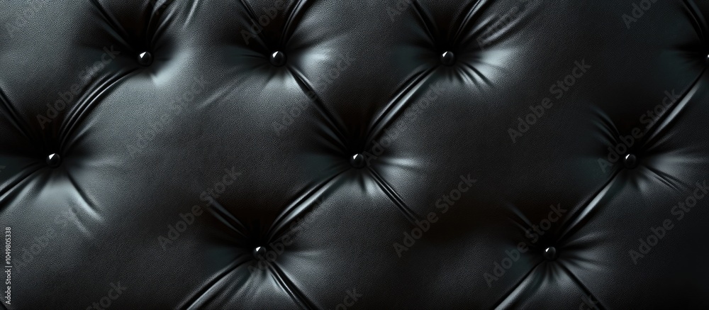 Poster Background with a texture of black leather. with copy space image. Place for adding text or design