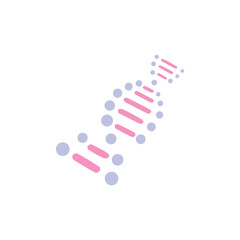 DNA icon design. microbiology structure sign and symbol.