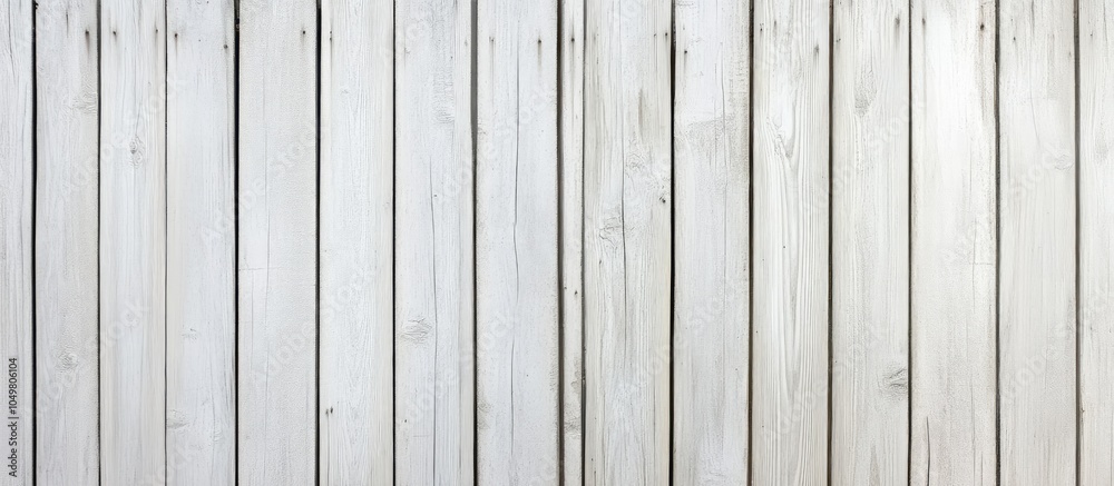 Leinwandbilder closeup of a vertical wooden fence with boards that have a subtle white paint texture and background