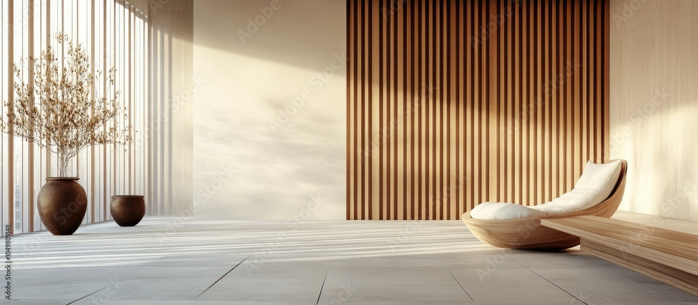 Aufkleber contemporary home interior backdrop. with copy space image. place for adding text or design