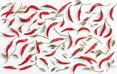 Red Chili Pepper on a clean white background