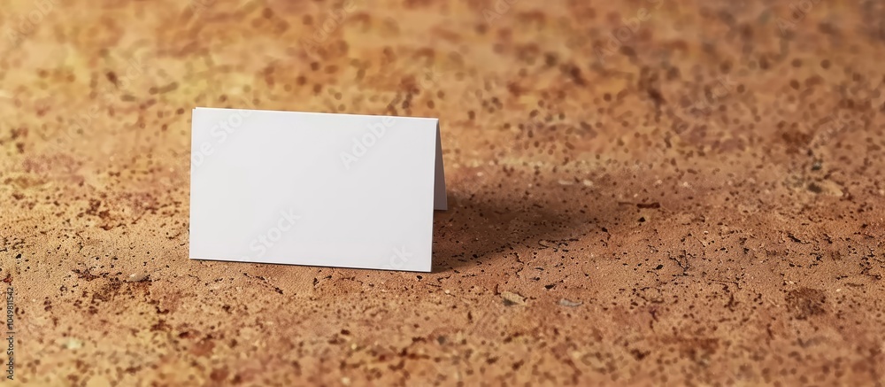 Aufkleber white card on a corkboard finance theme. with copy space image. place for adding text or design
