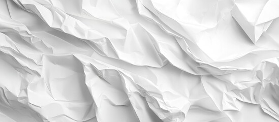 Obraz premium White paper texture background Abstract white crumpled paper for backgrounds creases of white paper texture for design and decoration Concept of paper textures. with copy space image