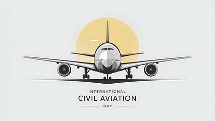 International Civil Aviation Day, Poster, Banner, Social Media Poster, 
