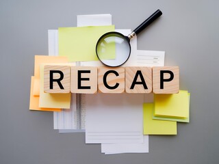 Magnifying glass highlights details on recap