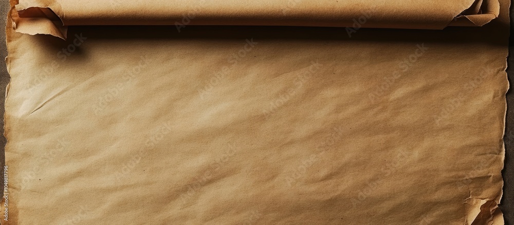 Aufkleber brown old paper blank page can serve as a space for your text or copyspace