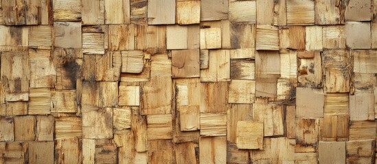 Fototapeta premium Chipboard wall backdrop texture Wall backdrop. with copy space image. Place for adding text or design