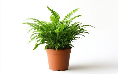 Obraz premium home plant on a clean white background 