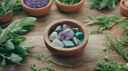 Exploring the beauty of natural crystals and herbs a guide to their uses and significance in wellness