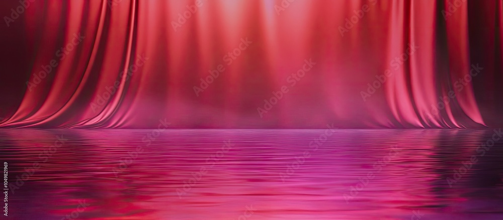 Poster Violet Red Backdrop. with copy space image. Place for adding text or design