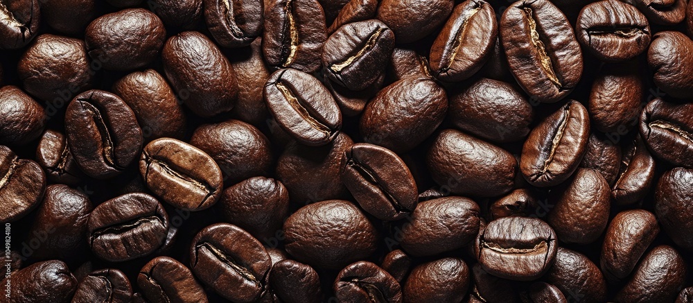 Leinwandbilder close up background of coffee beans. with copy space image. place for adding text or design