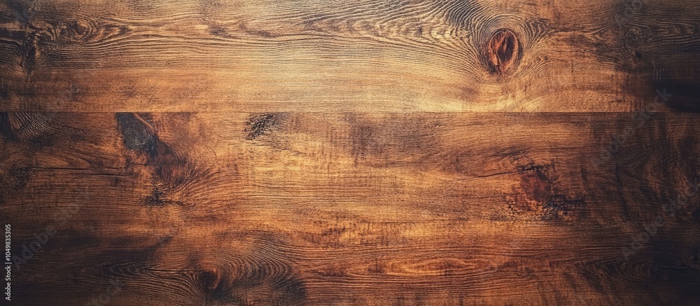 Poster Close up of a soft wood surface serving as a background with room to work Top view. with copy space image. Place for adding text or design
