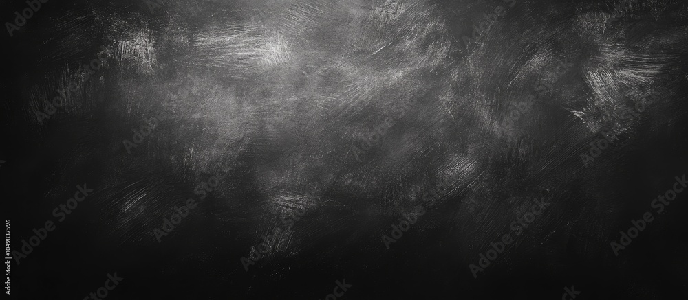 Poster Abstract Chalk Blackboard Texture Background with Free Copy Space for Product or Advertisement Text Design